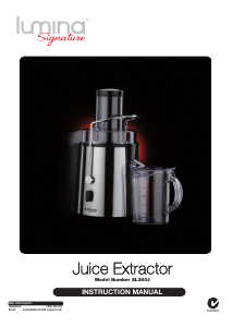 Bruksanvisning Lumina SL380J Juicepress