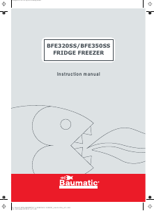 Bruksanvisning Baumatic BFE350SS Kyl-frys