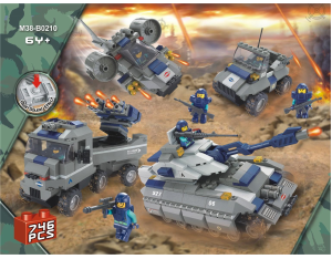 说明书 快乐小鲁班 set M38-B0210 Army特种部队-精锐部队