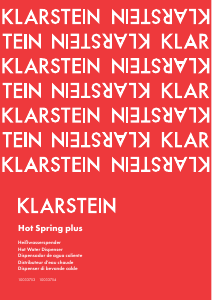 Manual de uso Klarstein 10033753 Hot Spring Plus Dispensador de agua