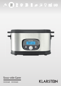 Manual Klarstein 10030680 Sous-vide Cooker