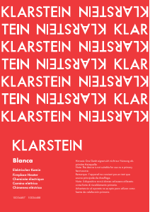 Bedienungsanleitung Klarstein 10034488 Blanca Elektrokamin