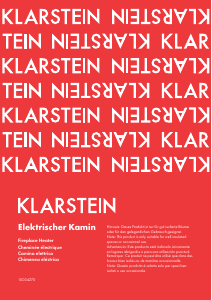 Handleiding Klarstein 10034270 Elektrische haard