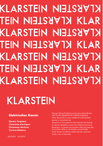 Bedienungsanleitung Klarstein 10032727 Elektrokamin