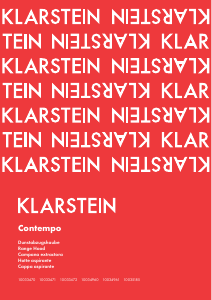 Bruksanvisning Klarstein 10034961 Contempo Köksfläkt