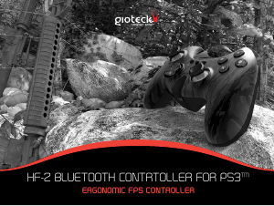 Bruksanvisning Gioteck HF-2 (PS3) Spelkontroll