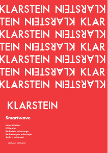 Bruksanvisning Klarstein 10034761 Smartwave Värmefläkt
