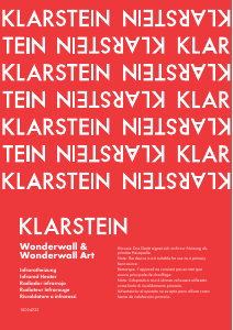 Bruksanvisning Klarstein 10034233 Wonderwall Värmefläkt