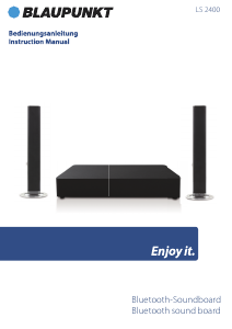 Bedienungsanleitung Blaupunkt LS 2400 Heimkinosystem