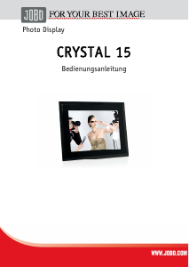 Bedienungsanleitung Jobo PDC015 Crystal 15 Digitaler bilderrahmen