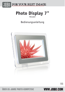 Bedienungsanleitung Jobo PDJL007 Digitaler bilderrahmen