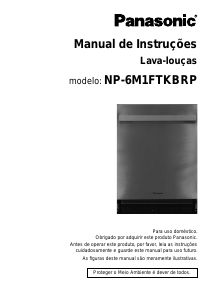 Manual Panasonic NP-6M1FTKBRP Máquina de lavar louça