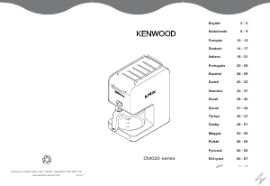 Manual Kenwood CM020 kMix Máquina de café