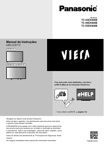Manual Panasonic TC-49EX600B Viera Televisor LED