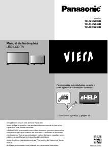 Manual Panasonic TC-43ES630B Viera Televisor LED