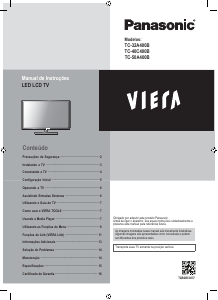Manual Panasonic TC-50A400B Viera Televisor LED
