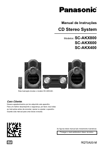 Manual Panasonic SC-AKX400LB Aparelho de som