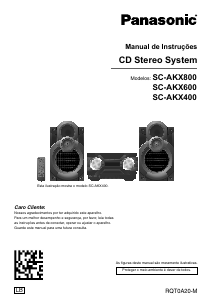 Manual Panasonic SC-AKX800LB Aparelho de som