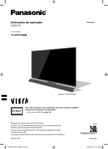 Manual Panasonic TC-65FZ1000B Viera Televisor OLED