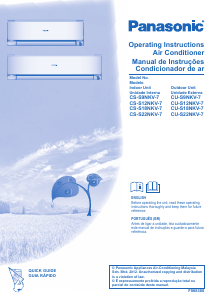 Manual Panasonic S18NKV-7 Ar condicionado