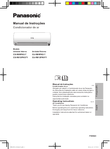 Manual Panasonic RE9PKV-7 Ar condicionado