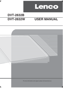 Handleiding Lenco DVT-2632W LCD televisie