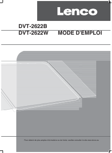 Mode d’emploi Lenco DVT-2622W Téléviseur LCD