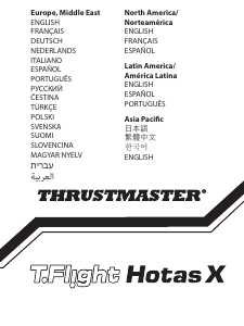 사용 설명서 Thrustmaster T.Flight Hotas X 게임 컨트롤러