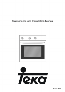 Manual Teka HEB 625 Oven