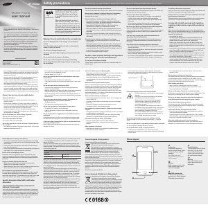 Bruksanvisning Samsung GT-S5222 Mobiltelefon