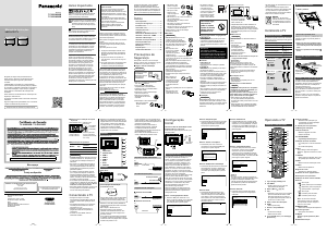 Manual Panasonic TC-55GX500B Televisor LED