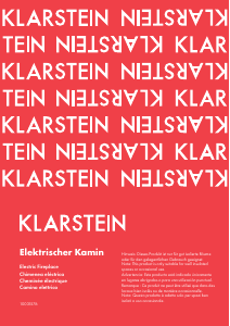 Handleiding Klarstein 10031576 Elektrische haard