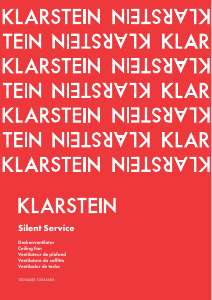 Manual de uso Klarstein 10034686 Silent Service Ventilador de techo