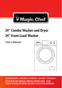Manual de uso Magic Chef MCSCWD27G5 Lavasecadora
