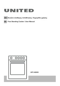 Handleiding United UFC-60263 Fornuis