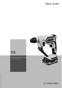Bedienungsanleitung Trotec PRDS 10-20V Bohrhammer