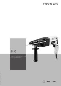 Priručnik Trotec PRDS 05‑230V Rotacijski čekić