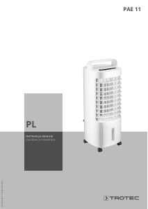 Instrukcja Trotec PAE 11 Klimatyzator