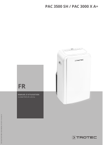 Mode d’emploi Trotec PAC 3500 SH Climatiseur