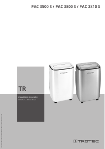 Kullanım kılavuzu Trotec PAC 3810 S Klima