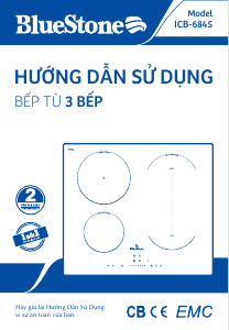 Handleiding BlueStone ICB-6845 Kookplaat