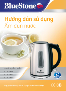 Handleiding BlueStone KTB-3439 Waterkoker