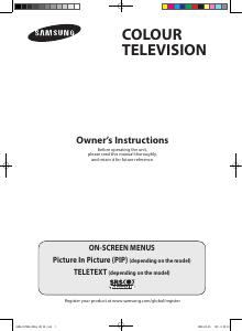 Bruksanvisning Samsung CW-29Z338P TV