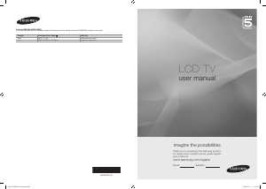Handleiding Samsung LE40B554M2W LCD televisie