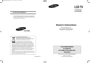 Bruksanvisning Samsung LE32R53BD LCD TV