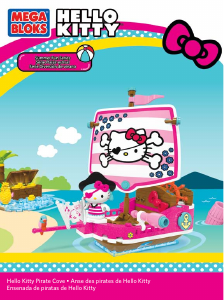 Handleiding Mega Bloks set CND59 Hello Kitty Pirate cove