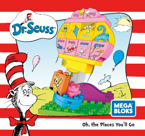 Handleiding Mega Bloks set FNJ67 Dr Seuss Oh the places youll go