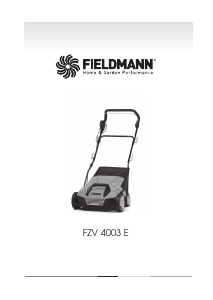 Bruksanvisning Fieldmann FZV 4003-E Vertikalskärare