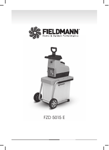 Bruksanvisning Fieldmann FZD 5015-E Kompostkvarn