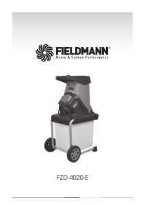 Bruksanvisning Fieldmann FZD 4020-E Kompostkvarn